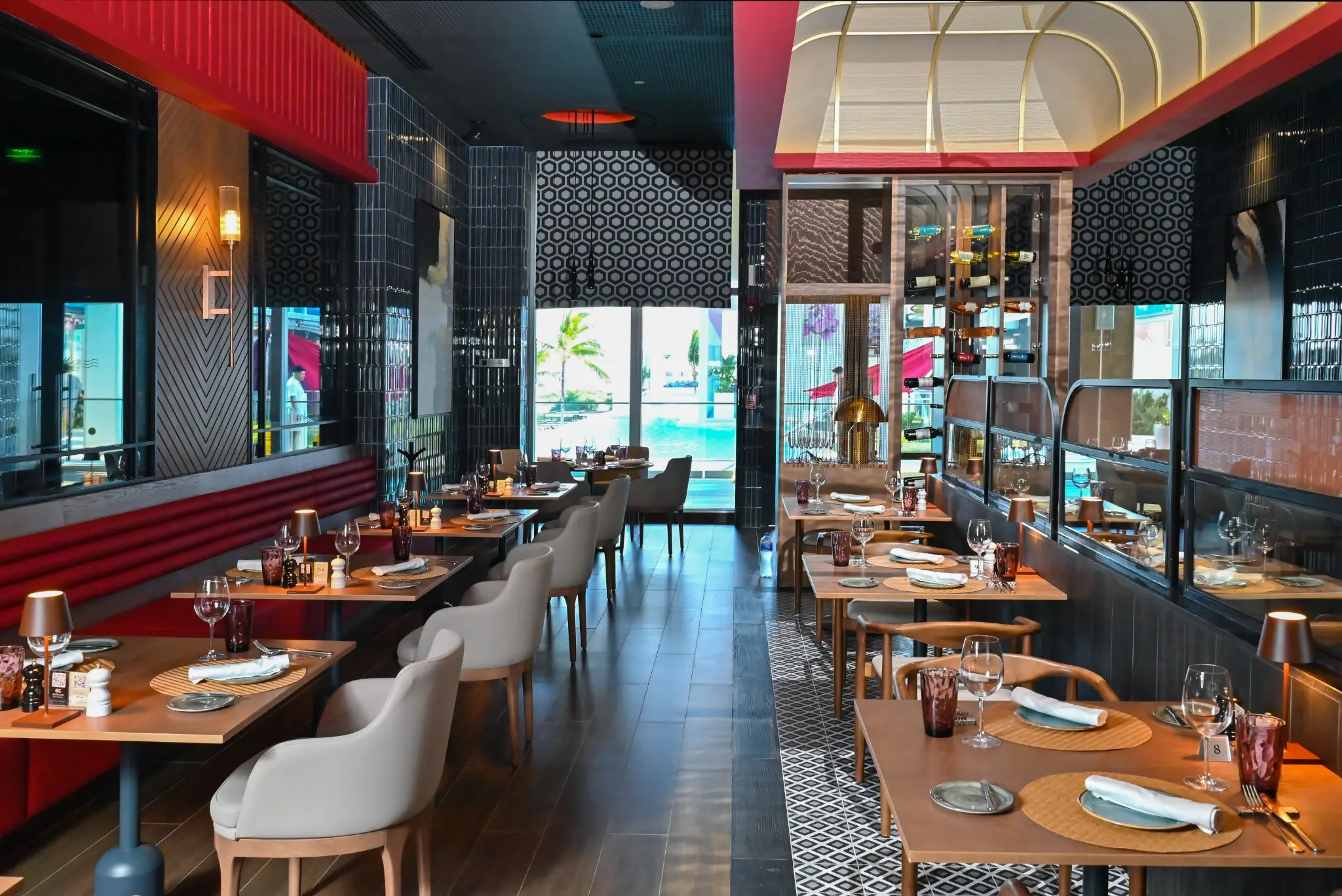 Modern adults-only Elite Club restaurant at RIU Palace Costa Mujeres