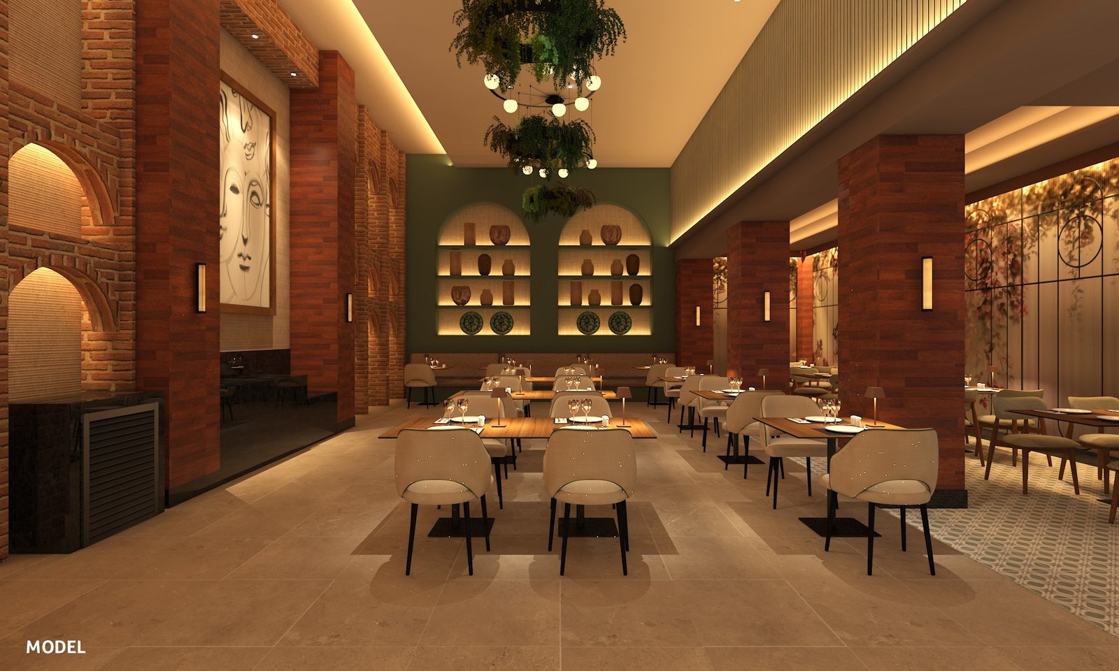 Official design preview of the renovated L'Acquedotto Italian restaurant at RIU Palace Jamaica